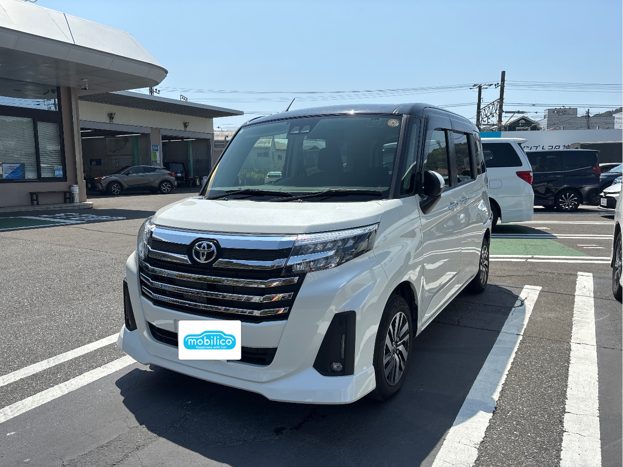 トヨタ ルーミー カスタムG（2022年・2.1万km・ホワイト系）の中古車