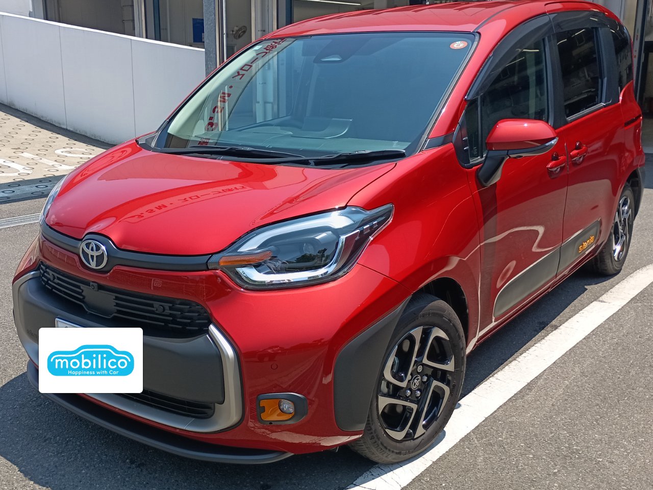 トヨタ シエンタ Z（2025年・0.5万km・レッド系）の中古車情報 | 個人